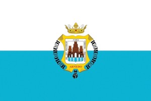 Bandera de despacho de Arnedo de alta calidad