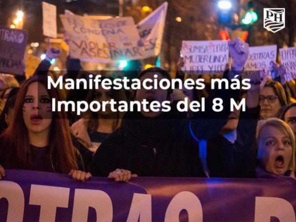Manifestaciones del 8m en España