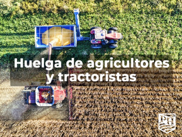 Huelga de agricultores y tractoristas en España