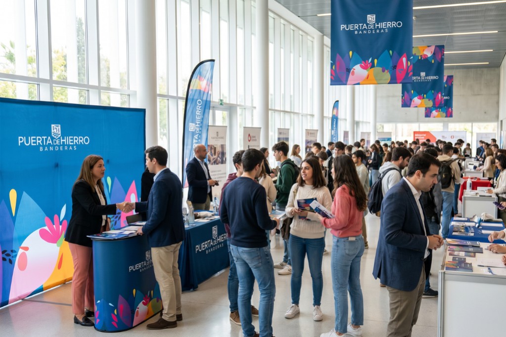 Guía para elegir banderas y textiles en ferias, congresos y eventos