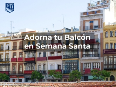 Cómo adornar un balcón en Semana Santa