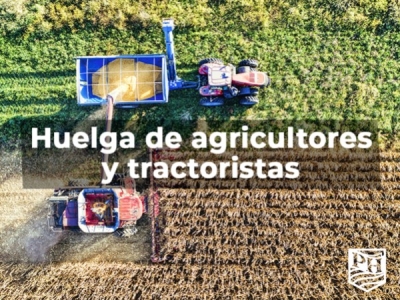 Huelga de agricultores y tractoristas en España