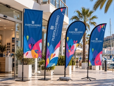 Banderolas publicitarias: guía completa para elegir la mejor
