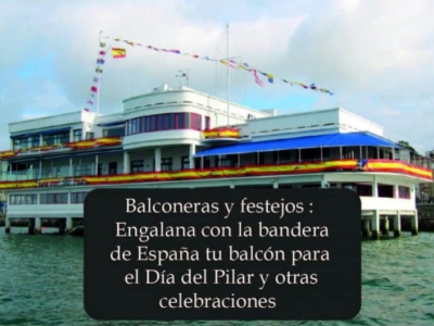 Balconeras y festejos : Engalana con la bandera de España tu balcón para el Día 