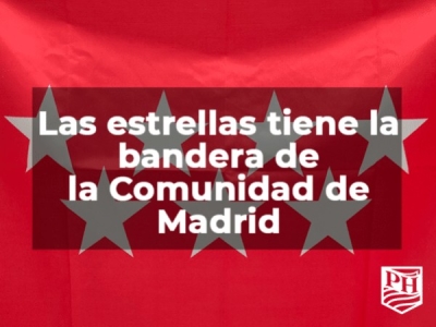 ¿Cuántas estrellas tiene la bandera de la Comunidad de Madrid? ¿Qué significan?
