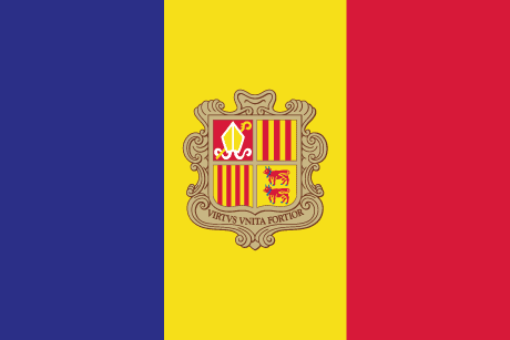 BANDERA ANDORRA