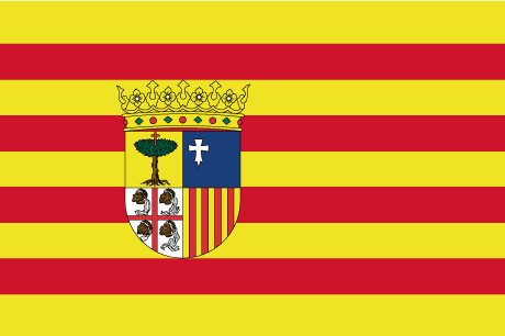 bandera aragon escudo