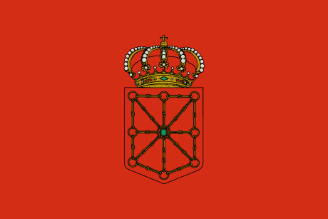 BANDERA NAVARRA CON ESCUDO