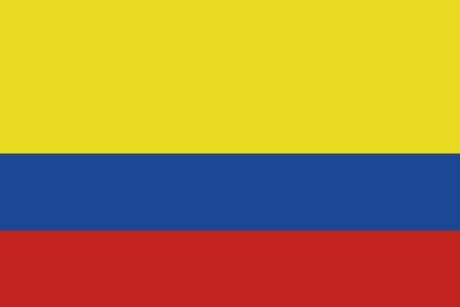 BANDERA COLOMBIA SIN ESCUDO