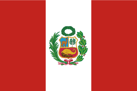 BANDERA PERÚ CON ESCUDO