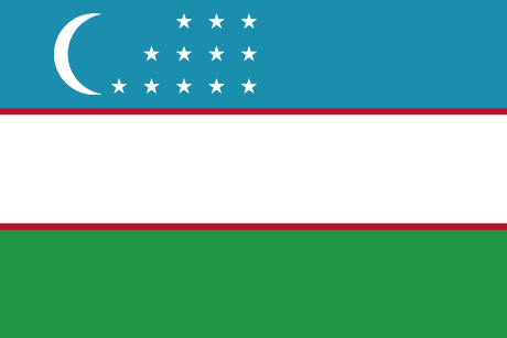 BANDERA UZBEKISTAN MASTIL