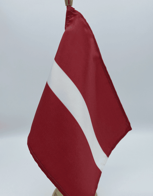 Bandera de sobremesa de Letonia