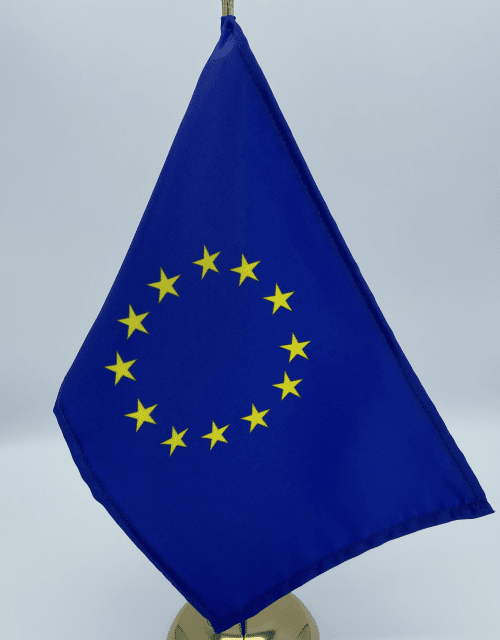 Bandera de sobremesa Europea