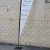 banderola de lágrima o gota de agua