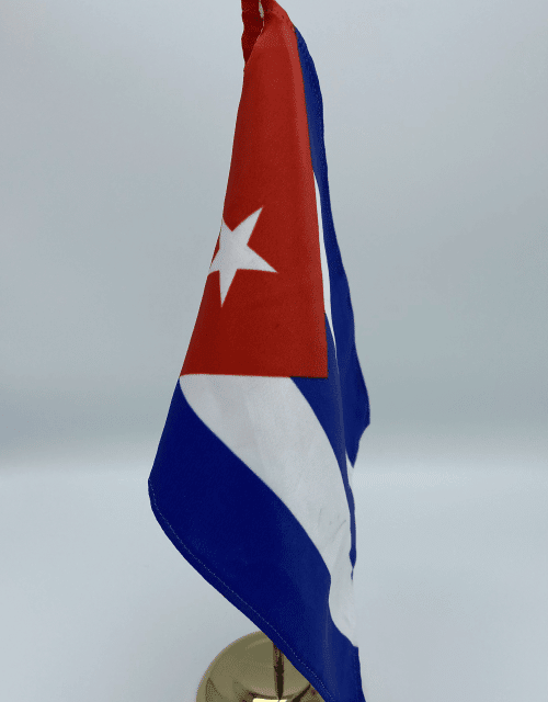 Bandera de sobremesa de Cuba
