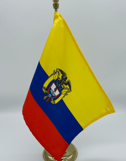 Bandera de sobremesa de Ecuador