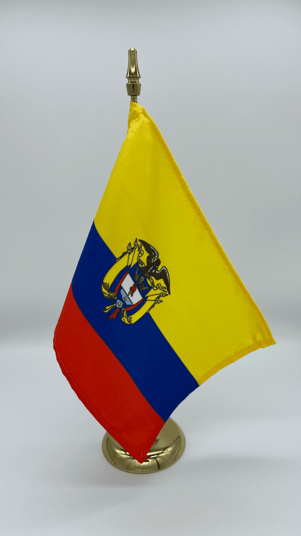 Bandera de sobremesa de Ecuador