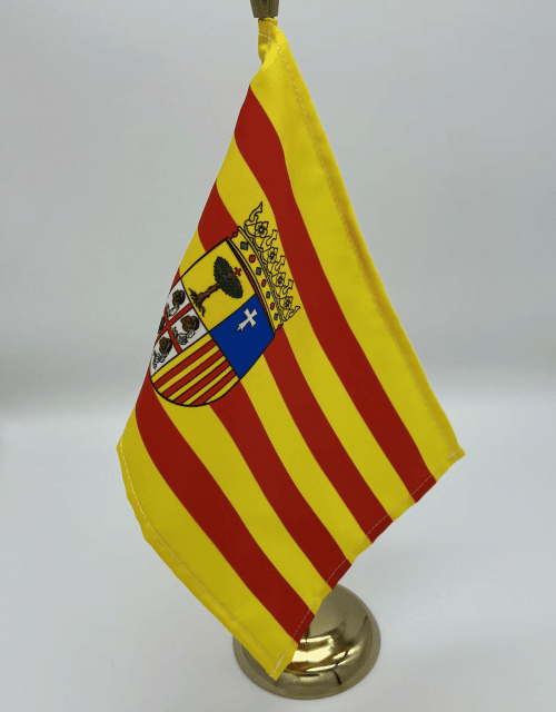 Bandera de sobremesa de Aragón