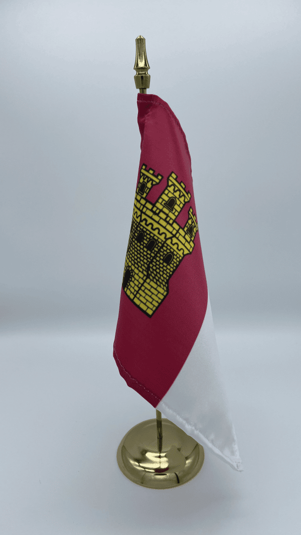 Bandera de sobremesa de Castilla-La Mancha