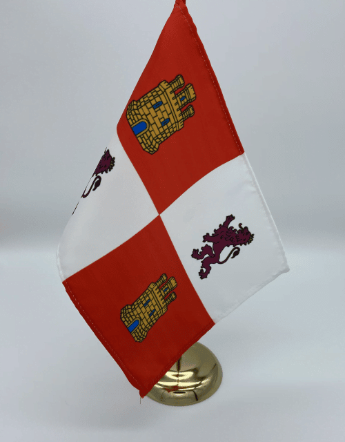 Bandera de sobremesa de Castilla y León