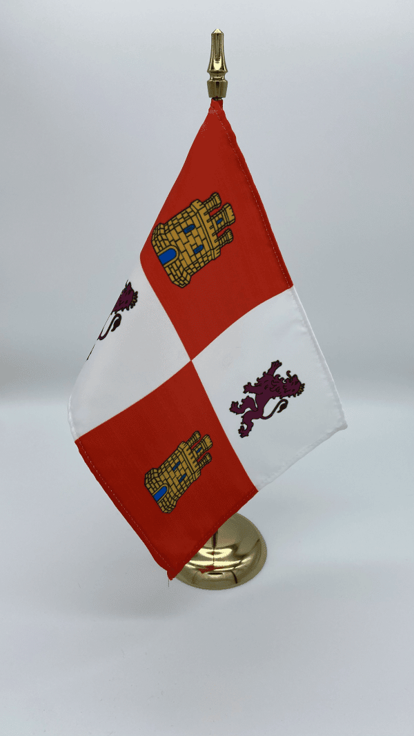 Bandera de sobremesa de Castilla y León