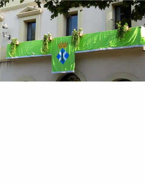 Banderas para balcones