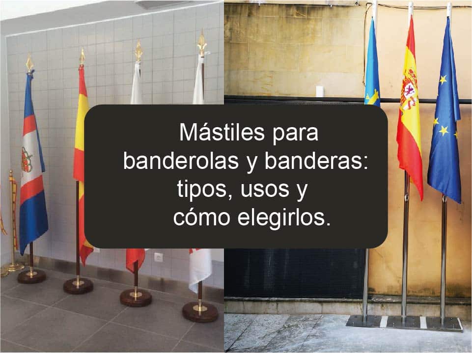 mastiles para banderas
