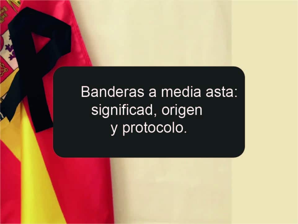 banderas a media asta