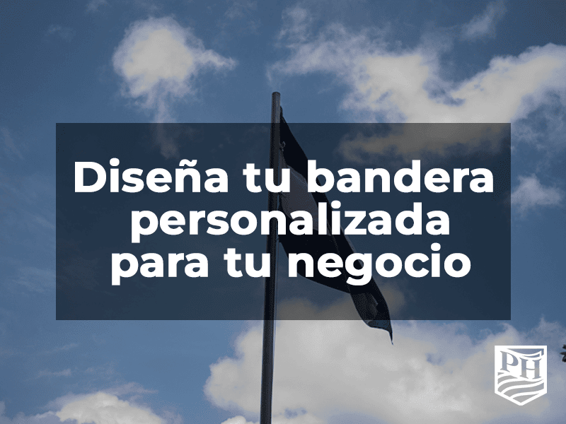 como diseñar una bandera personalizada